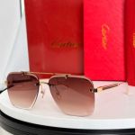Cartier brown  Unisex Pure Titanium Eyeglasses 